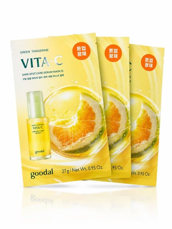 GOODAL Green Tangerine Vita-C Dark Spot Care Serum Mask Alpha